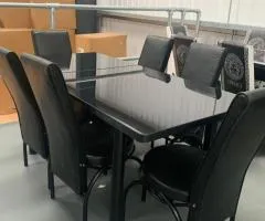 Dining table chairs
