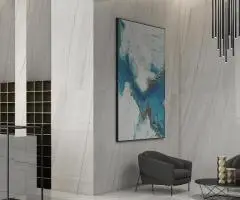 Marble Effect Bathroom Tiles - 3